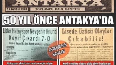 Antakya’nın yakın tarihine ışık tutan arşiv niteliğindeki bir gazete kupürü,