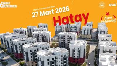 6 Şubat depremlerinin ardından yapımı tamamlanan kalıcı konut ve ticarethaneler