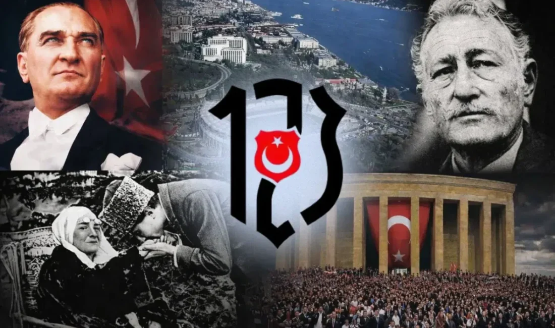 Beşiktaş Jimnastik Kulübü kuruluşunun 123. yılını kutluyor. Beyoğlu Mutasarrıfı Muhittin