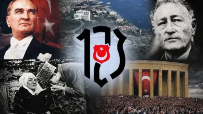 Beşiktaş Jimnastik Kulübü kuruluşunun 123. yılını kutluyor. Beyoğlu Mutasarrıfı Muhittin