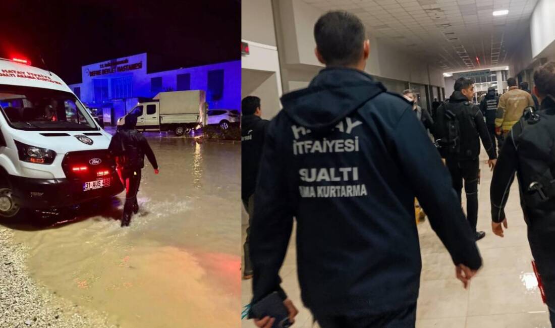 Hafta sonunda yaşanan sağanak yağışların yol açtığı tahribatın giderildiği Defne