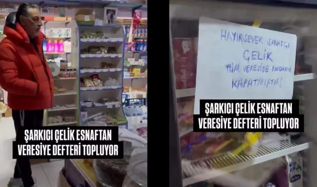 Ünlü şarkıcı Çelik, Hatay’da depremden etkilenen vatandaşlara büyük bir jest