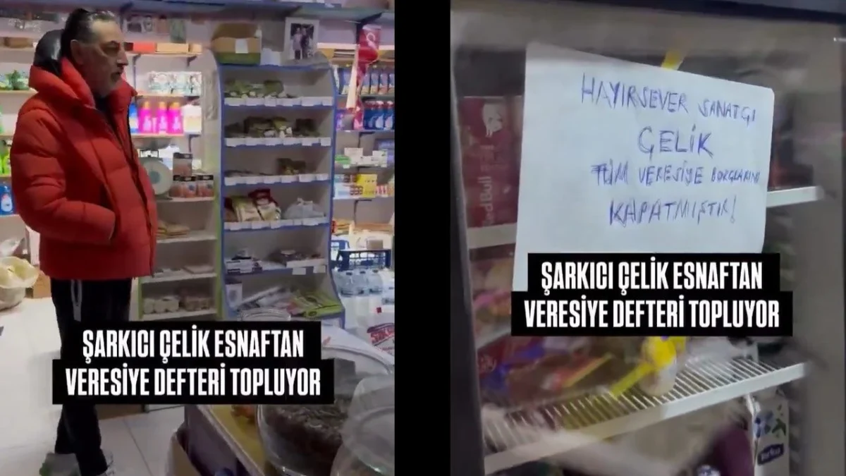 Ünlü şarkıcı Çelik, Hatay’da depremden etkilenen vatandaşlara büyük bir jest