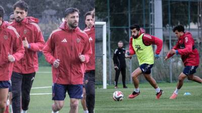 Hatayspor futbol takımı, hafta sonu Pendikspor ile oynayacağı maç için