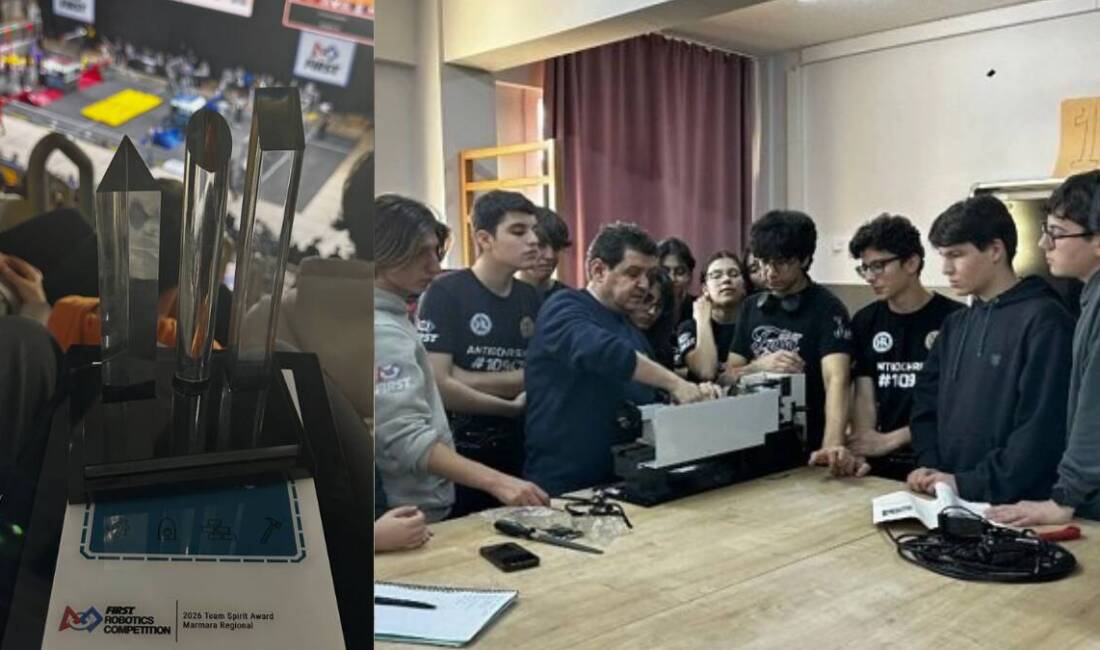 Hatay Fen Lisesi öğrencileri, geliştirdikleri robotlarla uluslararası teknoloji yarışmasında Türkiye’yi