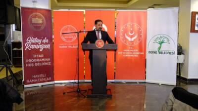 Hatay Valisi Mustafa Masatlı ve Defne Kaymakamı Oğuz Cem Murat’ın