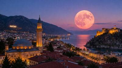 Hatay’da gökyüzü meraklıları, 1 Nisan gecesi gerçekleşecek “Pembe Ay” dolunayını