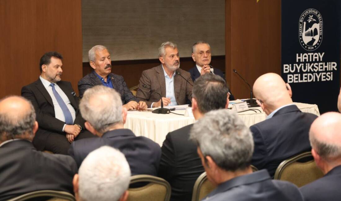 Hatay’da düzenlenen toplantıda iş dünyası ve yerel yönetim bir araya