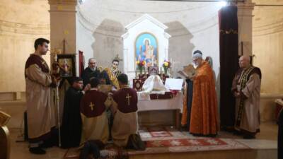 Hatay’ın İskenderun ilçesinde bulunan Surp Karasun Manuk Ermeni Kilisesi’nde “40