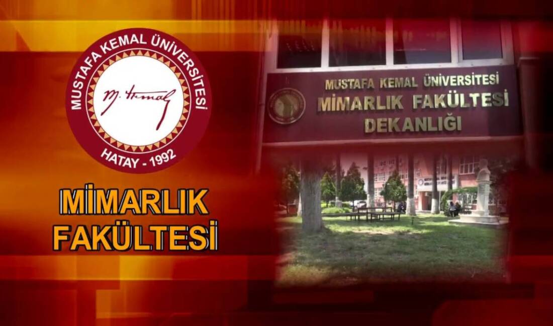 Hatay Mustafa Kemal Üniversitesi Mimarlık Fakültesi öğrencilerinin hazırladığı “Defne Belediyesi