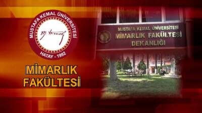Hatay Mustafa Kemal Üniversitesi Mimarlık Fakültesi öğrencilerinin hazırladığı “Defne Belediyesi