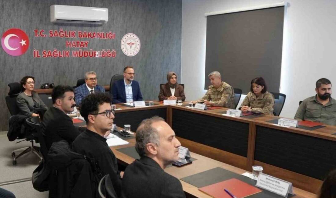 Hatay İl Sağlık Müdürü Dr. Sıtkı Sönmez’in ev sahipliğinde, Hatay