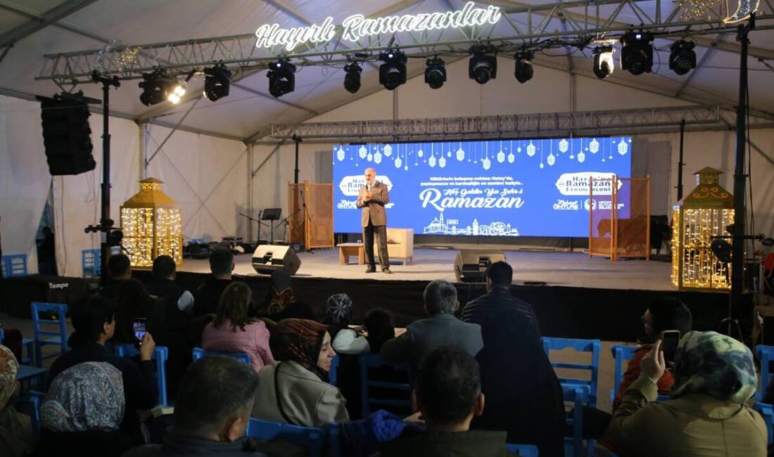 Hatay Büyükşehir Belediyesi (HBB), Ramazan ayı kapsamında düzenlediği etkinliklerle vatandaşları