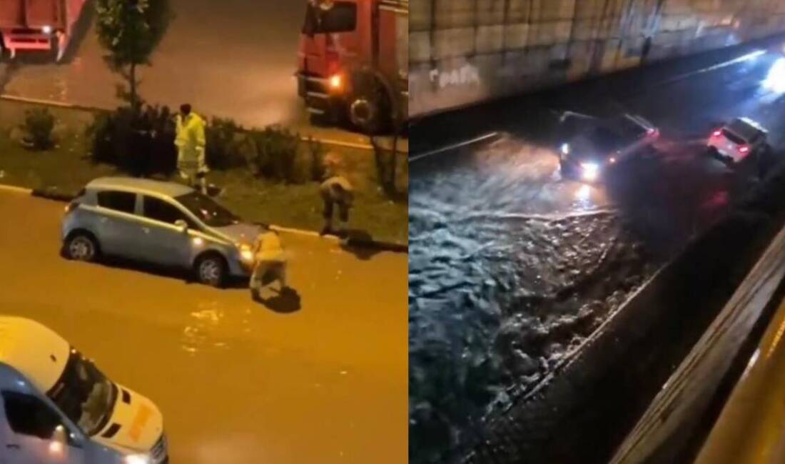 
Hatay’ın İskenderun ve Payas ilçelerinde akşam saatlerinde etkisini artıran sağanak