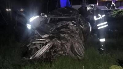 Hatay’ın Kırkhan ilçesinde gece saatlerinde meydana gelen trafik kazasında, sürücüsünün