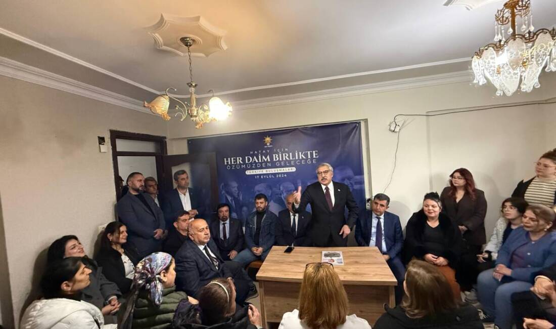 AK Parti Genel Başkan Yardımcısı Hüseyin Yayman, Hatay’ın Samandağ ilçesinde