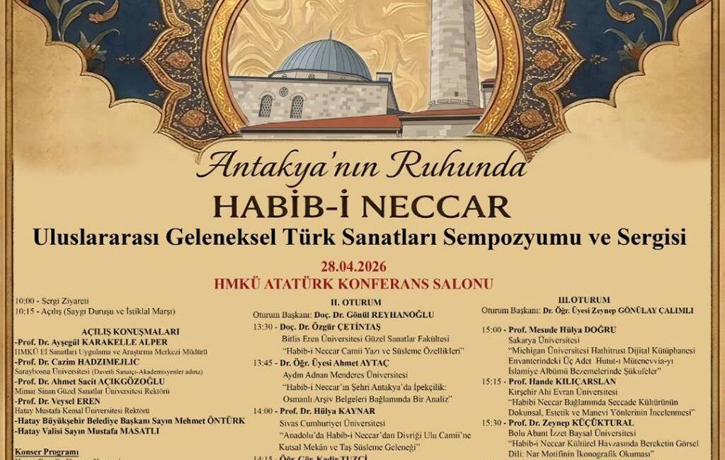 Hatay’da kültür ve sanat alanında önemli bir etkinliğe imza atılıyor.