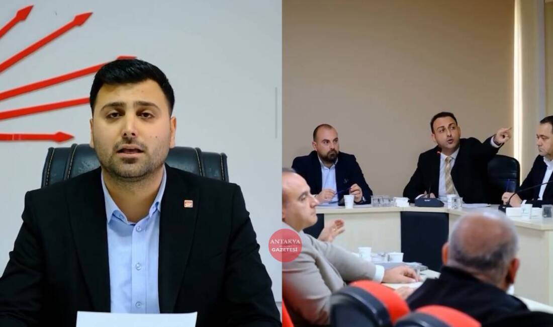 CHP Defne İlçe Başkanı Anıl Gümüş, AK Parti Defne İlçe