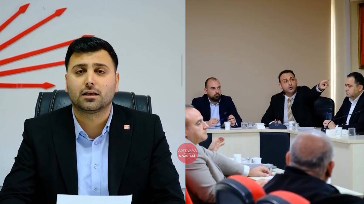 CHP Defne İlçe Başkanı Anıl Gümüş, AK Parti Defne İlçe