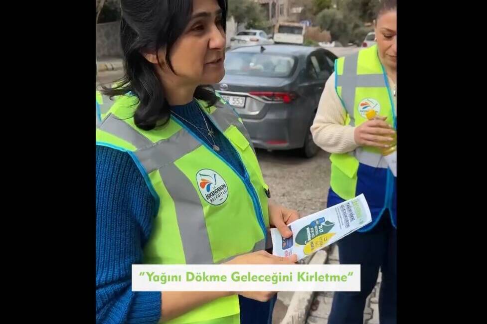 İskenderun Belediyesi, çevre ve halk sağlığını korumak amacıyla bitkisel atık