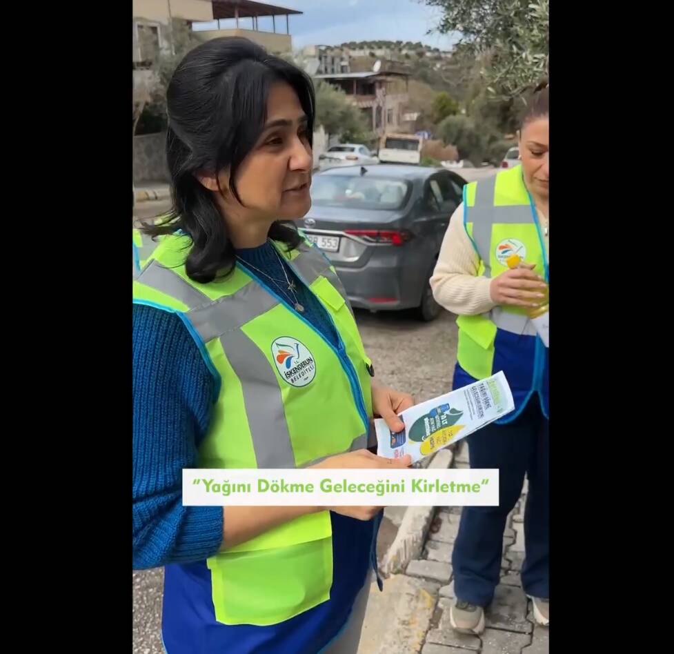 İskenderun Belediyesi, çevre ve halk sağlığını korumak amacıyla bitkisel atık