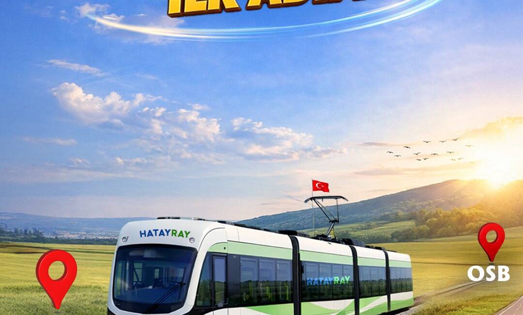 Hatay’da raylı sistem projesinde ilk somut adım atıldı. OSB-Meclis Binası