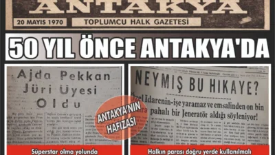 Antakya’nın köklü basın organlarından biri olan Antakya Gazetesi’nin 20 Mayıs