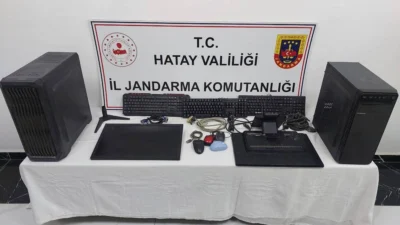 Hatay’ın Kırıkhan ilçesinde bir iş yerinden çok sayıda malzemenin çalınmasıyla