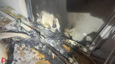 Hatay’ın İskenderun ilçesinde bulunan konteyner kentte çıkan yangın korku ve