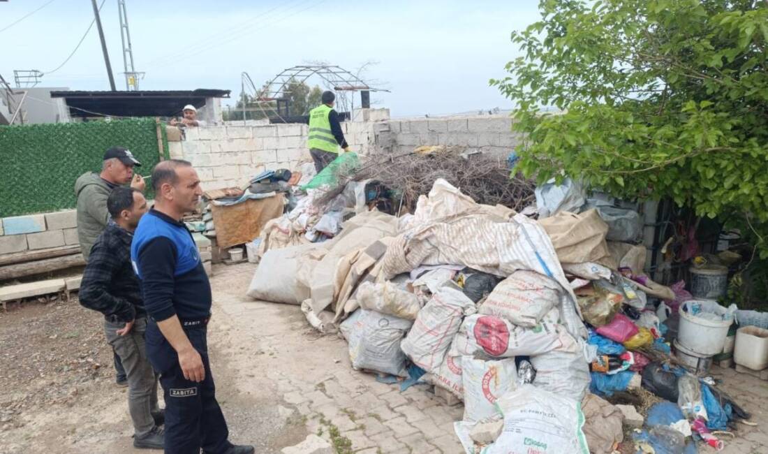 Hatay’ın Reyhanlı ilçesinde çevreye yayılan kötü kokular üzerine harekete geçen