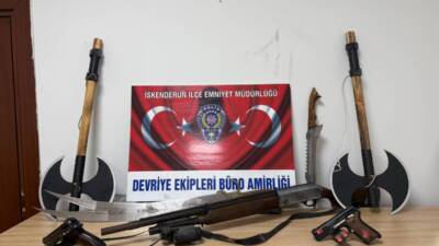 Hatay’da güvenlik güçlerinin dikkati olası bir tehlikenin önüne geçti.