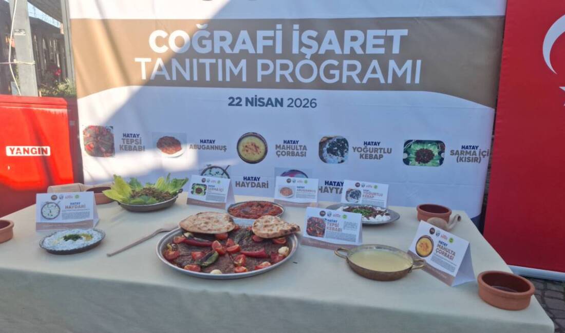 Hatay’ın gastronomi zenginliğini tescilleyen önemli bir adım daha atıldı.