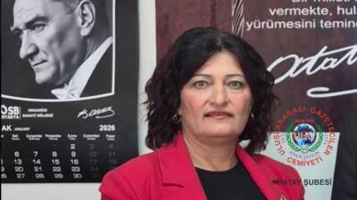 Uluslararası Gazeteciler Cemiyeti (UGC) Hatay İl Başkanı Suna Zeytun, eğitim