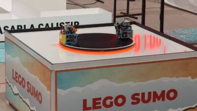 Hatay Merkez Kapalı Spor Salonu’nda düzenlenen 2. HATAYBOT Robot Yarışması’nda