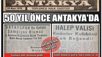 29 Mart 1970 tarihli Antakya yerel basını, kentin hem spor