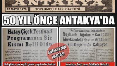 Hatay’ın köklü basın yayın organlarından biri olan Antakya Gazetesi’nin 7
