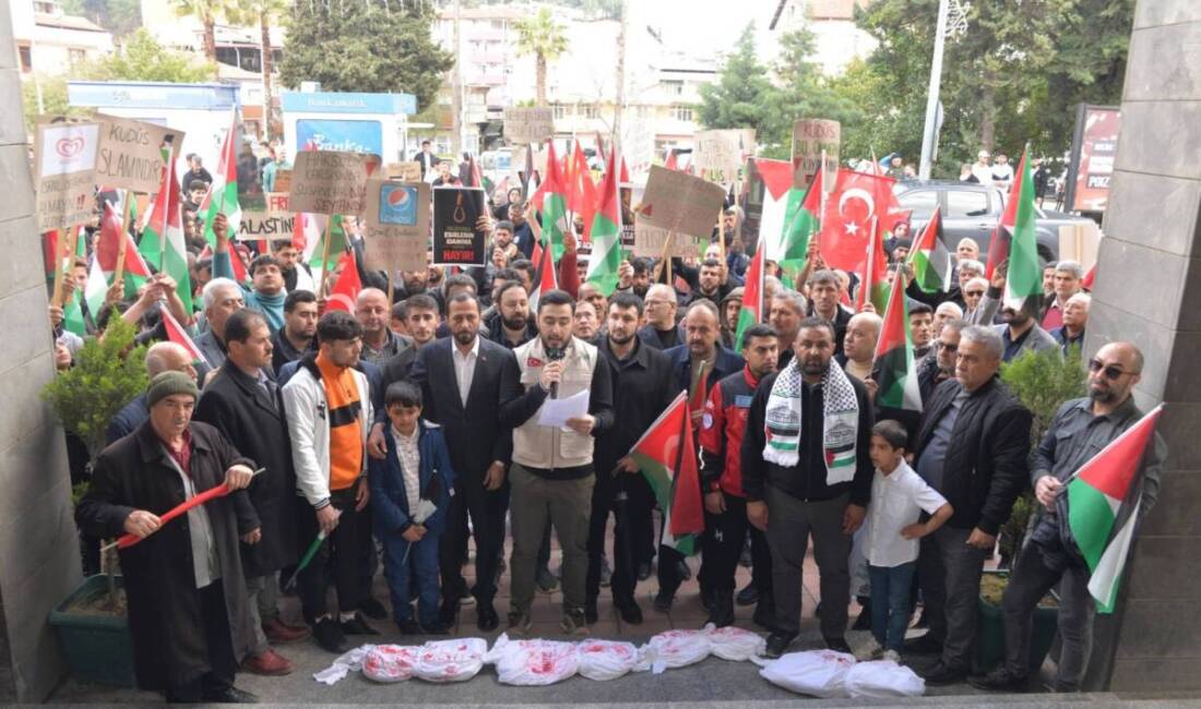 TÜGVA Hatay ve İHH tarafından organize edilen “Filistin İçin Destek