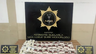 Hatay’da narkotik operasyonlarında yüzlerce bin hap ele geçirildi