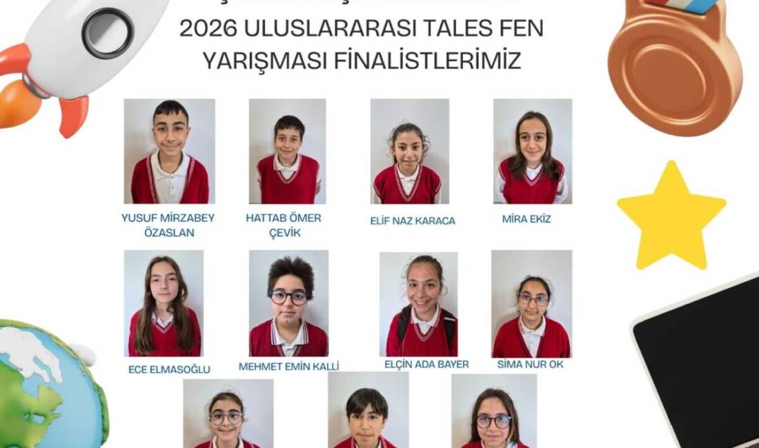 Erzin Şükrüpaşa Ortaokulu, Uluslararası Tales Matematik ve Fen Bilimleri Yarışması’nda