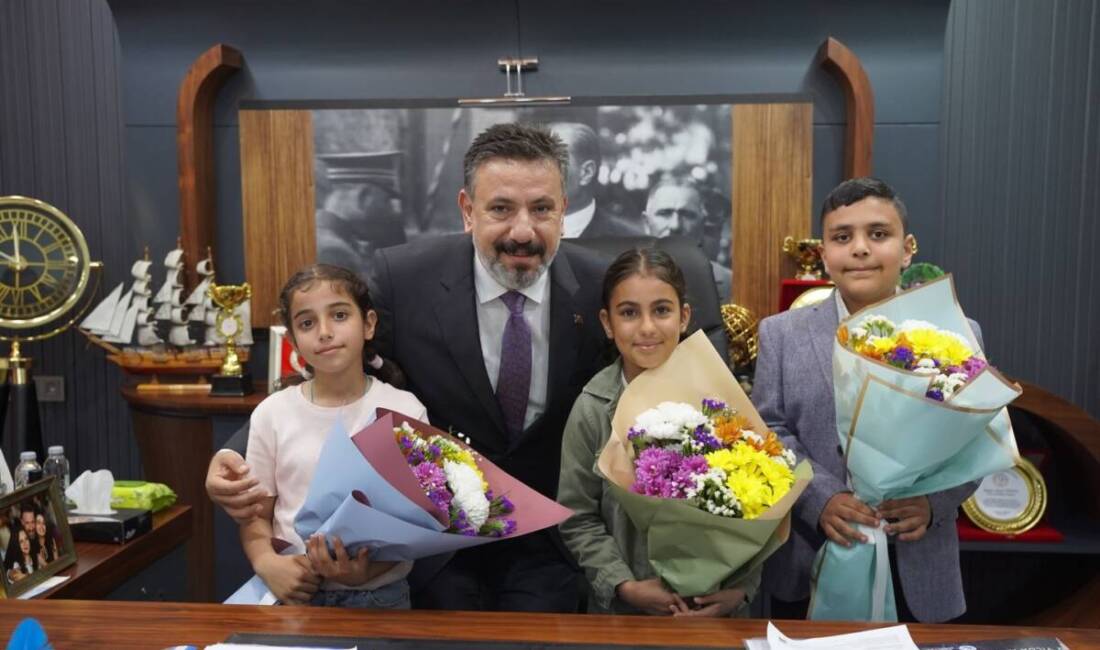 Hatay’ın Arsuz ilçesinde, 23 Nisan Ulusal Egemenlik ve Çocuk Bayramı