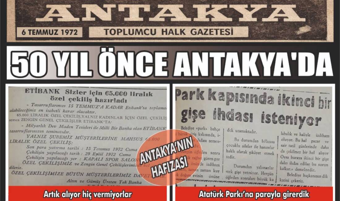 Antakya’nın yerel basın arşivleri, kentin sosyal ve ekonomik geçmişine ışık