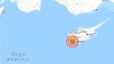 Akdeniz açıklarında sabah saatlerinden itibaren meydana gelen art arda depremler,