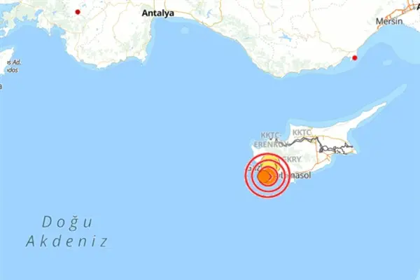 Akdeniz açıklarında sabah saatlerinden itibaren meydana gelen art arda depremler,