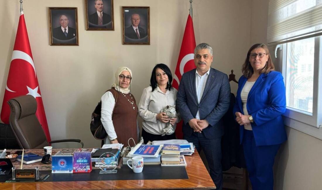 MHP Hatay KAÇEP Birimi, İl Başkanı Metin Taşçı’yı ziyaret ederek