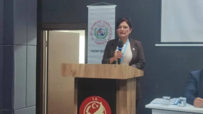 Uluslararası Gazeteciler Cemiyeti (UGC) Hatay Şubesi’nin olağanüstü genel kurul toplantısı,