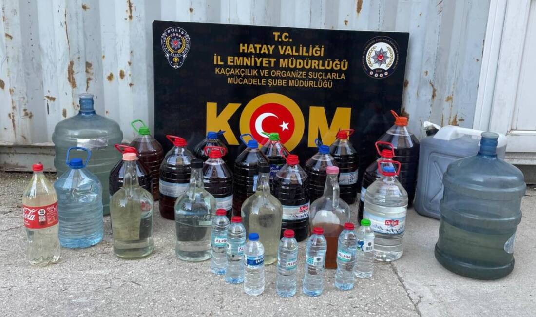 Hatay Emniyet Müdürlüğü ekiplerince 20–26 Nisan 2026 tarihleri arasında kaçakçılıkla