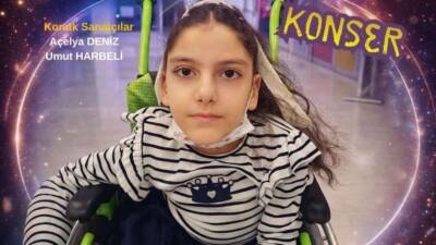 Hatay’da, SMA hastalığı ile mücadele eden küçük Yasmin Akan’a destek