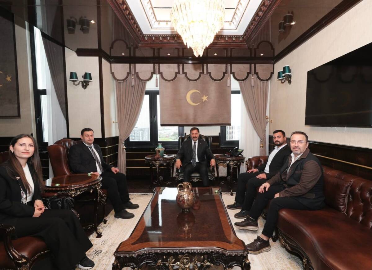 Hatay İnşaat Mühendisleri Odası’nın (İMO) yeni yönetimi, protokol ziyaretleri kapsamında