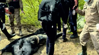 Hatay’ın Reyhanlı ilçesine bağlı Demirköprü mevkiinde nehirde bir erkek cesedinin