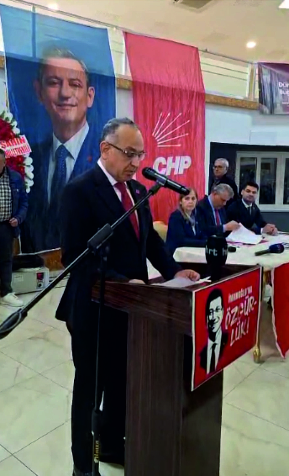 Cumhuriyet Halk Partisi (CHP) Hatay İl Başkanlığı’nın olağanüstü kongresinde tek
